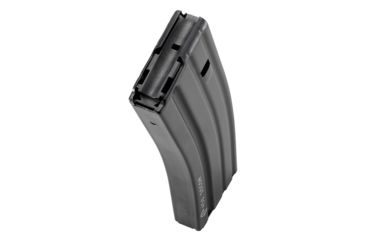 Image of Duramag Socam Stainless Steel Rifle Magazine, AR-15, .458, 10-Round, Matte Black/Red, 1058041174CPD-10RD