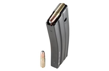Image of Duramag Socam Stainless Steel Rifle Magazine, AR-15, .458, 10-Round, Matte Black/Red, 1058041174CPD-10RD