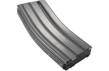 Image of Duramag Aluminum Magazine Crimped From 30 Round to 10 Round, SS Spring CPD Plate, 5.56mm/.223/300BLK, 10RD, Mil-Spec, Anodize, Grey/Orange, 3023002178CPDL10-10RD