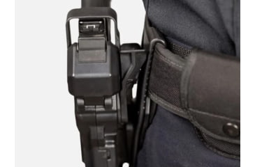 Image of Alien Gear Holsters Rapid Force Duty Holster LVL 3 w/Light-Bearing w/Clamshell Packaging, Glock 17/47 Gen 1-5/17 MOS/22 Gen 1-4/47 MOS, Left Hand, BasketWeave Black, RD-M-0601-BW-LH-L1-C