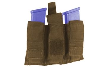 Image of BlackHawk Duty Triple Pistol Magazine Pouch, TalonFlex Coyote Tan Pouch 52PMK3DE