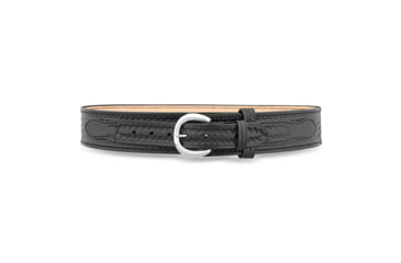Image of 2-1/4" High-Gloss Leather River Belt with Nickel Buckle