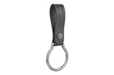 Image of Basketweave Leather D Cell Flashlight Strap with Metal Ring