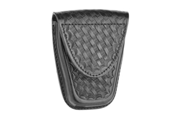 Image of Basketweave Leather Standard Closed Single Cuff Case