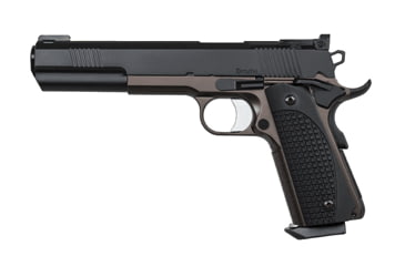 Image of Dan Wesson Bruin Pistol, 10mm Auto, 6.03in barrel, forged stainless steel frame, custom G10 grip, recoil operated semi-automatic, fiber-optic front, 2-dot tritium rear, 8 round magazine, DW-BRUIN-10MM-6.03-1-FRRMPG