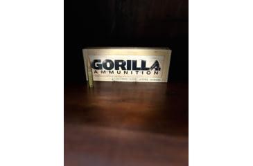 Image of Gorilla Ammunition .300 AAC Blackout 150 Grain Sierra Full Metal Jacket Brass Cased Rifle Ammo, 20 Rounds, Copper, 20 Rounds, gpf-128164