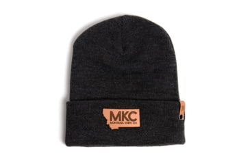 Image of Montana Knife Company MKC Big State Patch Premium Beanie - Men's, Dark Grey, One Size, MKC-000065