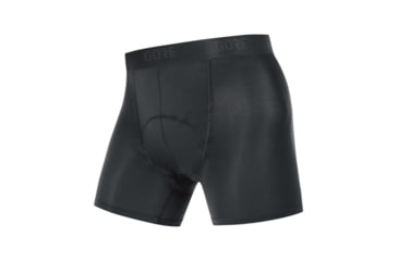 Image of GOREWEAR Mens C3 Base Layer Boxer Shorts+ in Black XS Form fit 71C38E33, 100013-9900-S