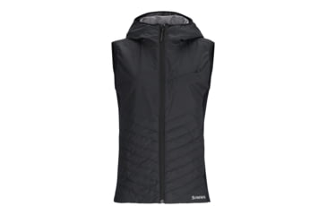 Image of Simms Fishing Products Fall Run Hybrid Hooded Vest - Womens, Black, M, 13824-001-30