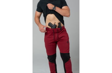 Image of Crucial Concealment Carrier Joggers Mk.II - Soldier Red B7530B40, Included Retention Belt, 3XL, RB010024