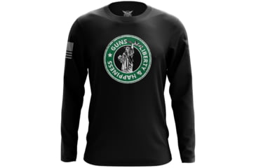 Image of Wethepeopleholsters.Com Guns - Liberty and Happiness Long Sleeve Shirt, guns-liberty-and-happiness-long-sleeve-shirt