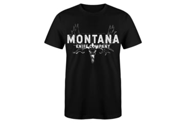 Image of Montana Knife Company MKC Moose Skull Tee - Men's, Black, Extra Large, MKC-000161