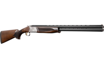 Image of EAA Balikli Blue Label O/U 3in Break Action Shotgun, 12 Gauge, 28 inch Barrel, Silver Engraved, Walnut Stock, 1 Round, 336000