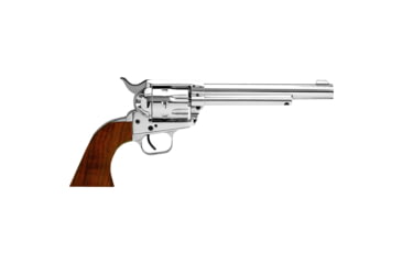 Image of EAA Bounty Hunter Revolver, .44 Remington Magnum, 4.5in Barrel, X-Large, Fixed, Nickel Frame, Wood Grip, 6 Round Cylinder, 770085