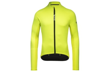 Image of GOREWEAR Mens C5 Thermo Cycling Jersey in Neon Yellow/Citrus Green Large Form fit F67E4307, 100641-08AR-XL