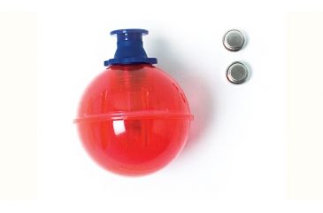 Image of Eagle Claw 1-3/4in Red Round Lighted Bobber w/ Batteries FLITERD-134