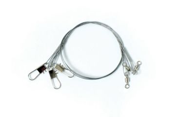Image of Eagle Claw 12in Clear/Bright Heavy Duty Wire Leader,45lb 08013-007