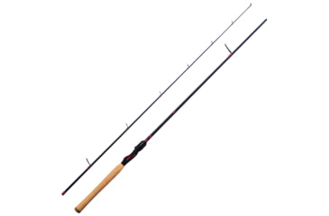 Image of Eagle Claw 2.5 Series Spinning Rod, Medium-Heavy, 2 Piece, Black/Red, 66, EC1S66MHXF2