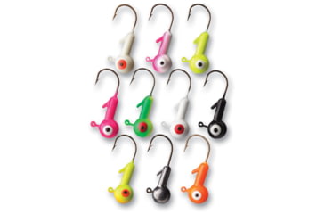 Image of Eagle Claw Ball Head Jig, Assorted, 1/4oz, 25 per Pack, WBHX14-AST