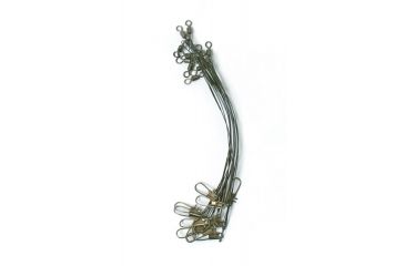 Image of Eagle Claw Black/Bright Wire Leader Board Refill,9in,30lb BEL930BR