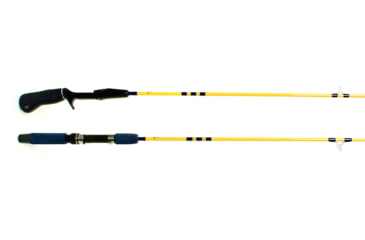 Image of Eagle Claw Brave Eagle Spincast Rod, 2 Piece, Medium 1/8-3/8oz Lures, 4lb - 15lb, 2 Guides + Tip, 5, BRV100-5
