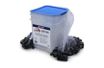 Image of Eagle Claw Cast Net,8ft w/1/2in Mesh In 3 Gallon Bucket LCN8-1/2