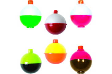 Image of Eagle Claw Colored Snap On Float Assortment,1in FSASSTCL-1