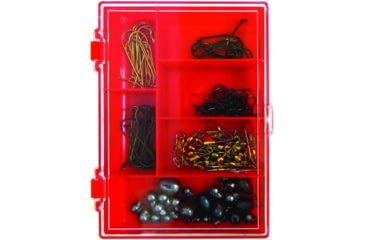 Image of Eagle Claw Eagle Claw Hook, Sinker And Swivel Assortment, 122 per Pack, HOOKSSASST