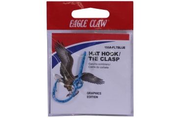 Image of Eagle Claw Hat Hook,Tie Clasp,Flats Blue 155A-FLTBLUE