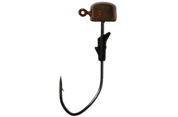 Image of Eagle Claw Lazer Sharp Pro-V Finesse Jig, Gp Red Flk, 1/8oz, 5 per Pack, LNJ18-64