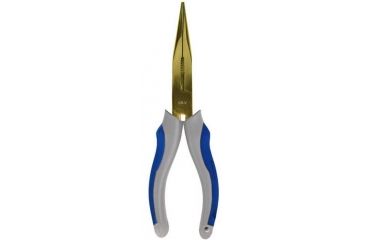 Image of Eagle Claw Long Nose Pliers,Titanium Gold,8in TLLNT-8