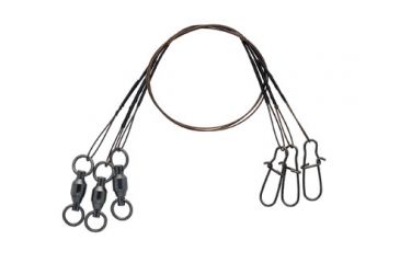 Image of Eagle Claw Micro Leader w/Ball Bearing Swivel,5in,18lb MLBBS518