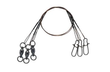 Image of Eagle Claw Micro Leader w/Ball Bearing Swivel,8in,18lb MLBBS818