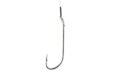 Image of Eagle Claw Nylawire 2X Long Shank Nickel Hook, 5 per Pack, 420NWH-6