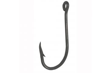 Image of Eagle Claw Plain Shank Hook,Offset,Ringed Eye,Stainless Steel,50-Box Hooks 090SSF-9/0