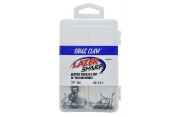 Image of Eagle Claw Sharp Wacky Worm Kit w/ Rigging Bands LSWWKIT