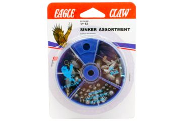 Image of Eagle Claw Sinker Assortment 62pcs 02200H-001 62pc 02200H-001