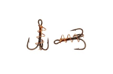 Image of Eagle Claw Soft Bait Treble Hook,Bronze,Size 6 12040-006