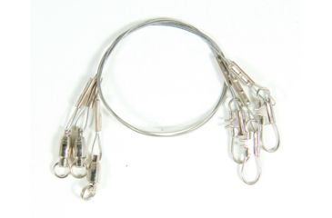 Image of Eagle Claw Steel Leader w/ Ball Bearing Swivel,24in,30lb LSBBB30-24