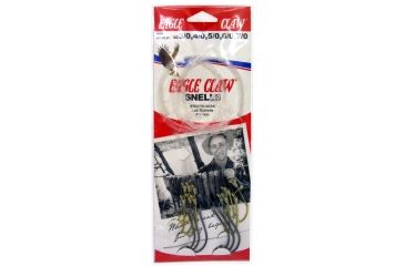 Image of Eagle Claw Striped Bass Snelled Hook,Assortment 092QW