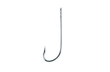 Image of Eagle Claw Trailer Hook,Non Offset,Forged w Tubing,Nickel,A-Pack Hooks 261HA-2/0