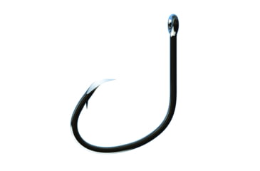 Image of Eagle Claw Trokar Lancet Circle Offset Hook, Platinum Black, Size 8/0, 50 per Pack, TK3-XL-8/0