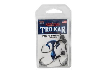 Image of Eagle Claw TroKar Pro-V Bend BllHdJig3/16oz Tungsten TKBH316-4/0