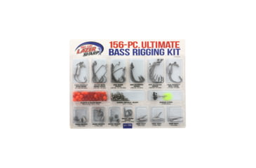 Image of Eagle Claw Ultimate Bass Terminal Rigging Kit, Hooks, Beads Swivels, Bobber Stops, Weights, 156 Pieces, LWHKWM-2