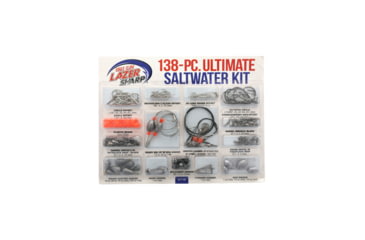 Image of Eagle Claw Ultimate Saltwater Terminal Kit, Hooks Beads, Swivels, Rigs, Weights, 138 Pieces, LSWKWM-2