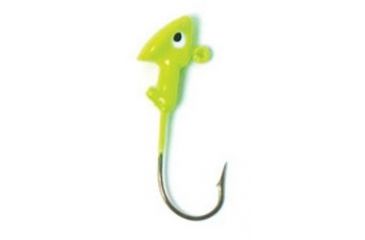 Image of Eagle Claw Walleye Jig Hook,Size 1/4oz,Chartreuse ECJH14-FCHT