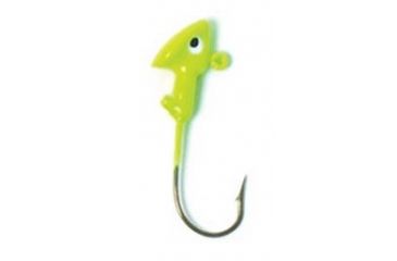 Image of Eagle Claw Walleye Jig Hook,Size 1/8oz,Chartreuse ECJH18-FCHT