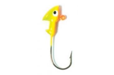 Image of Eagle Claw Walleye Jig Hook,Size 3/8oz,Chart/Orange ECJH38-CHOR