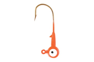 Image of Eagle Claw WBH12-10 Ball Head Jig 1/2 OZ, Orange, Bronze Hook 5 jigs per retail, WBH12-10