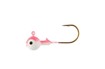 Image of Eagle Claw WBH34-17 Ball Head Jig 3/4 OZ, PINK/PEARL, Bronze Hook 4 jigs per retail, WBH34-17